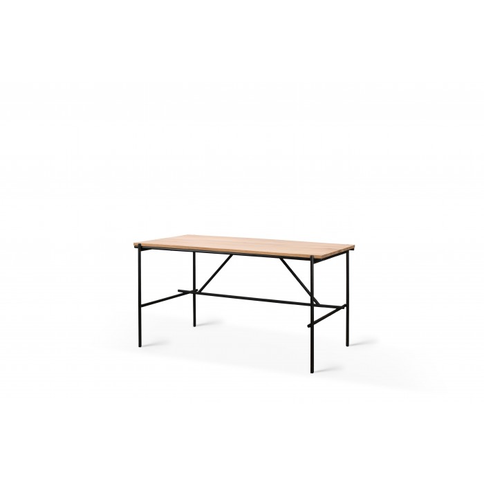 Ethnicraft Oak Oscar Desk W140/D70/H76cm – Solid Oak